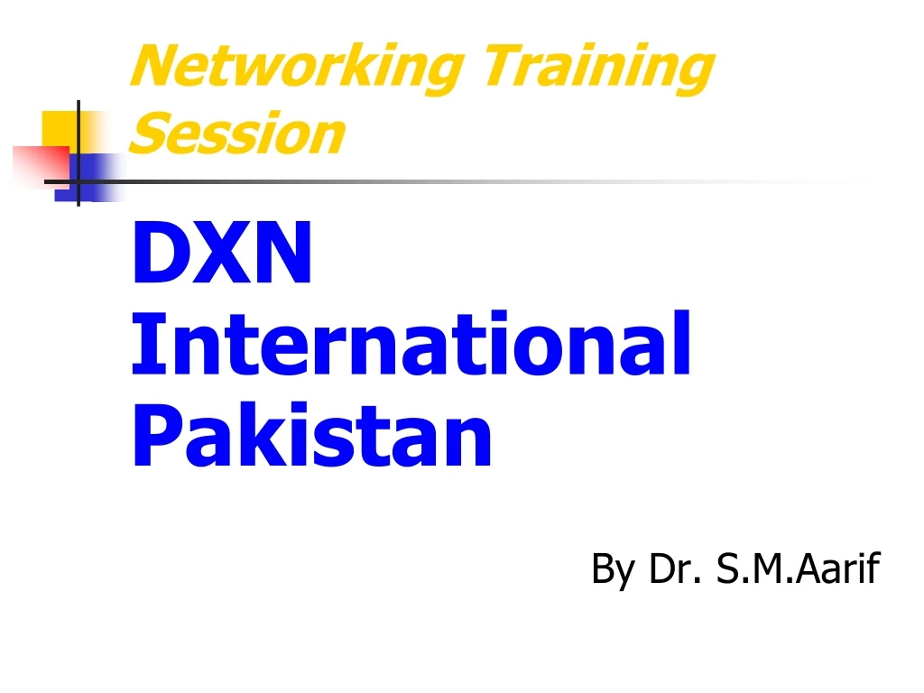 networking training session