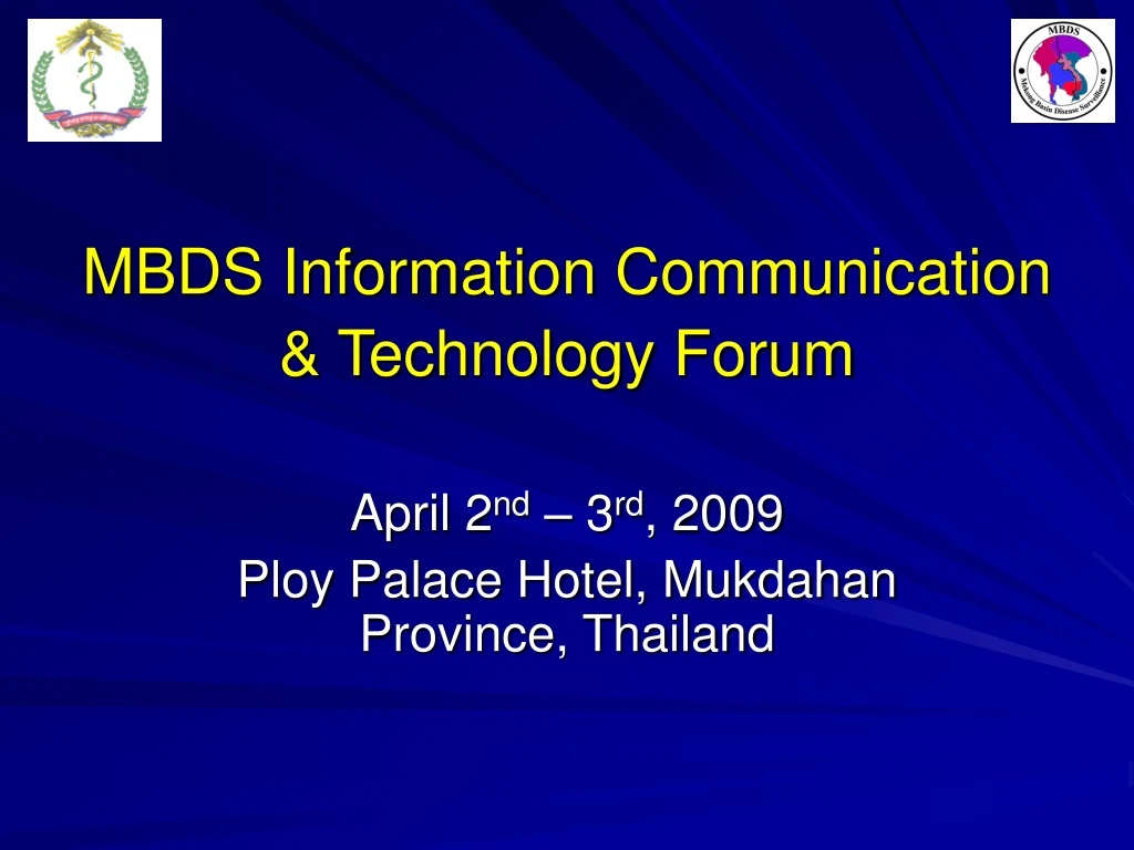 mbds information communication technology forum