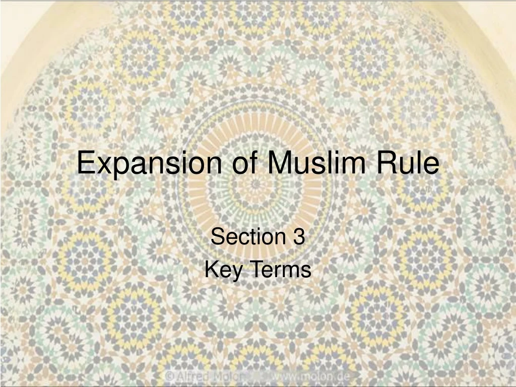 expansion of muslim rule