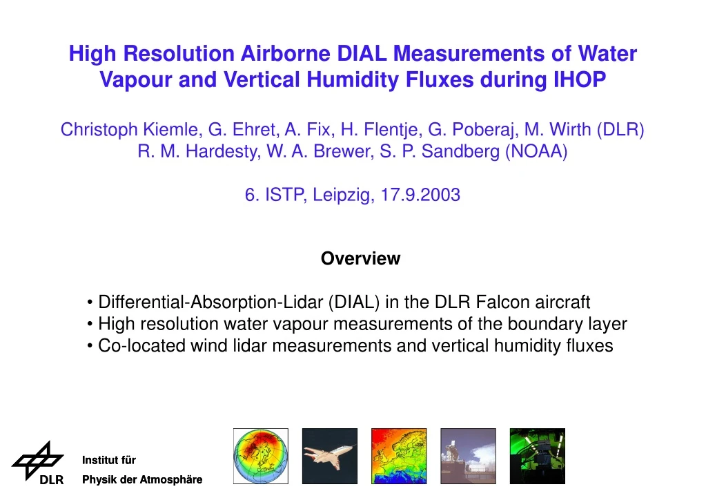 high resolution airborne dial measurements