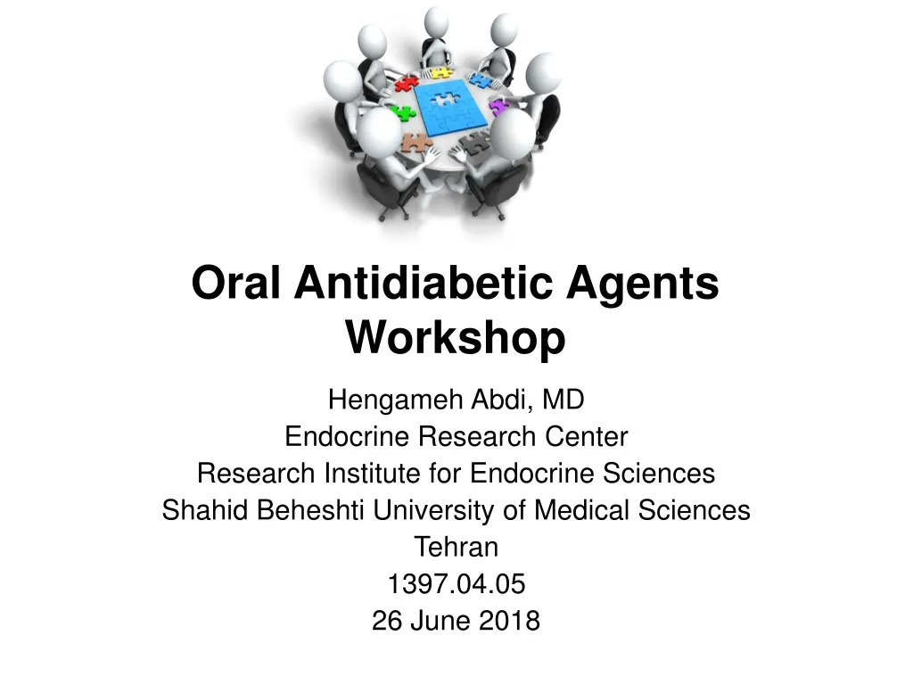 oral antidiabetic agents workshop