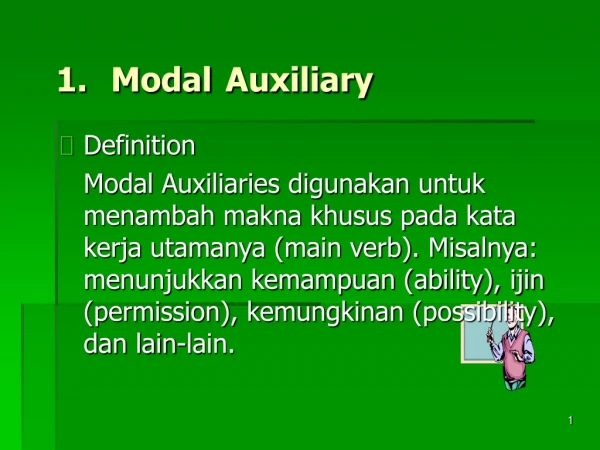 Modal Auxiliary