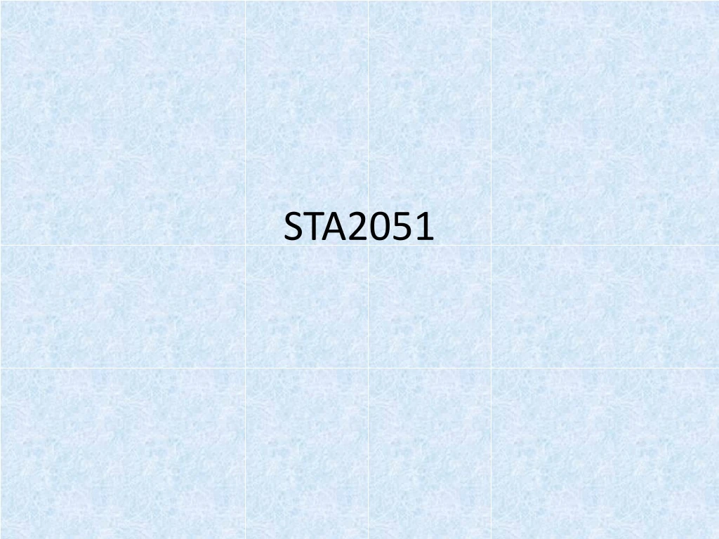 sta2051