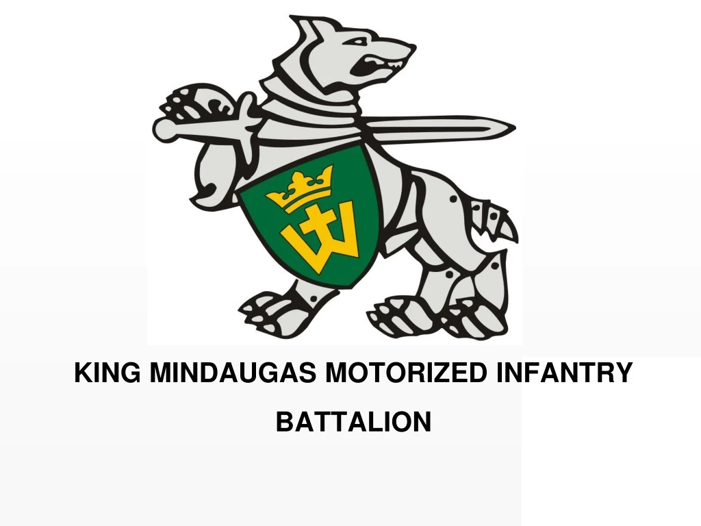 king mindaugas motorized infantry battalion