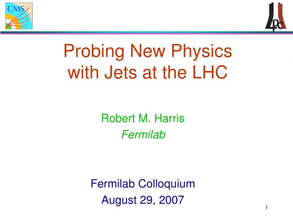 Probing New Physics with Jets at the LHC