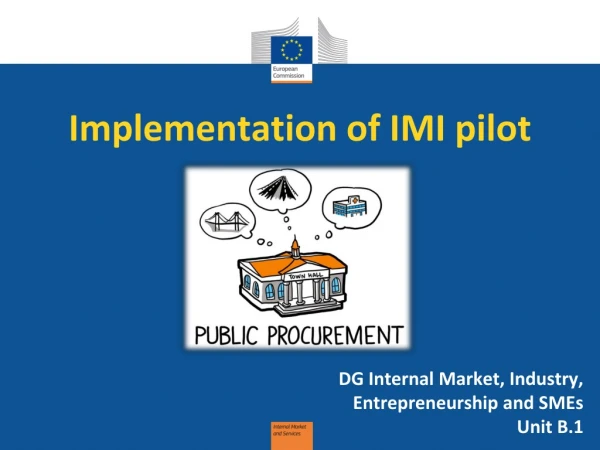 Implementation of IMI pilot