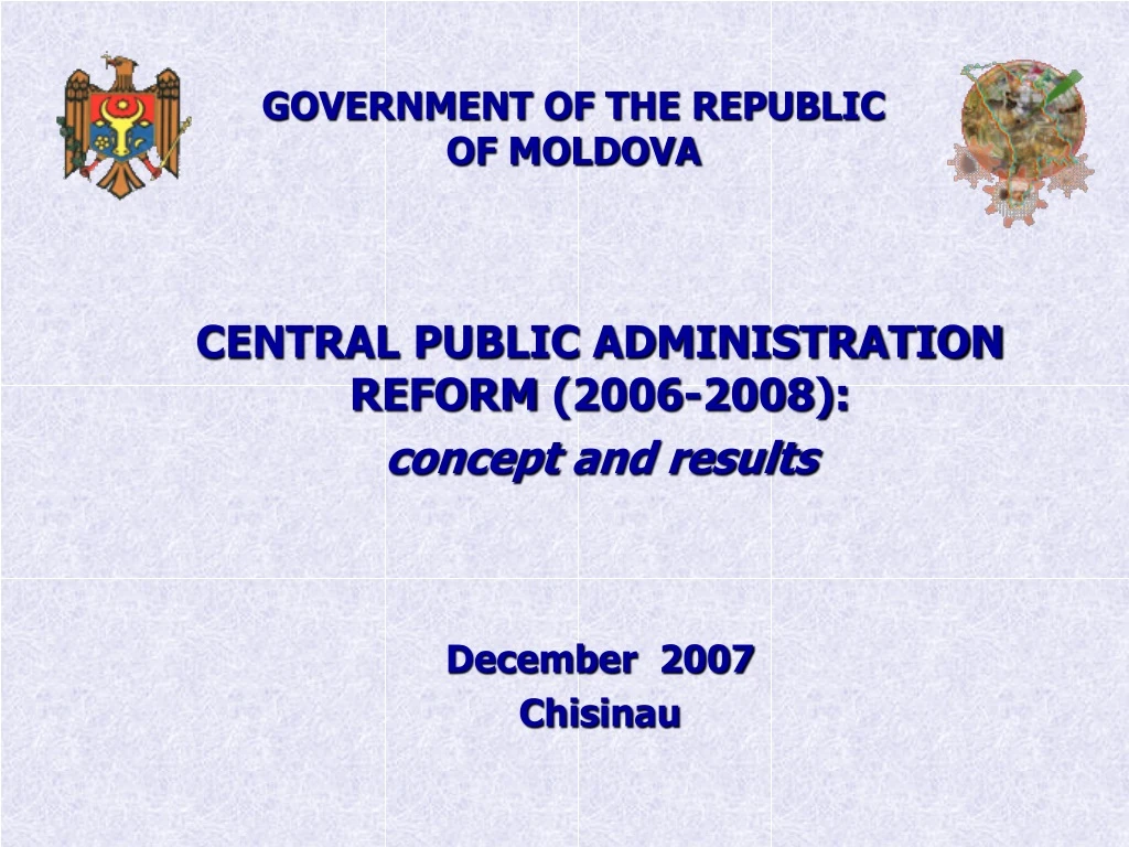 government of the republic of moldova