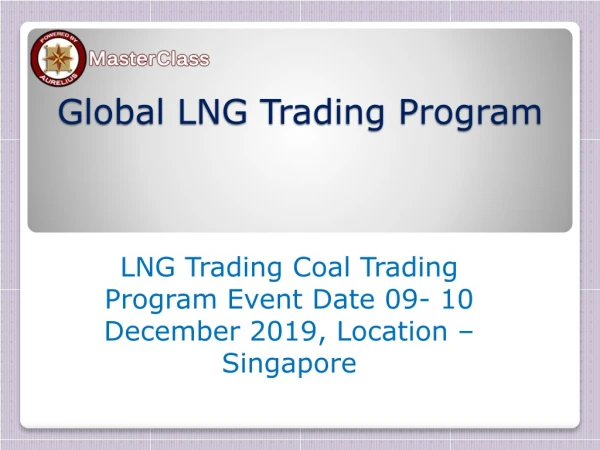 global lng trading program