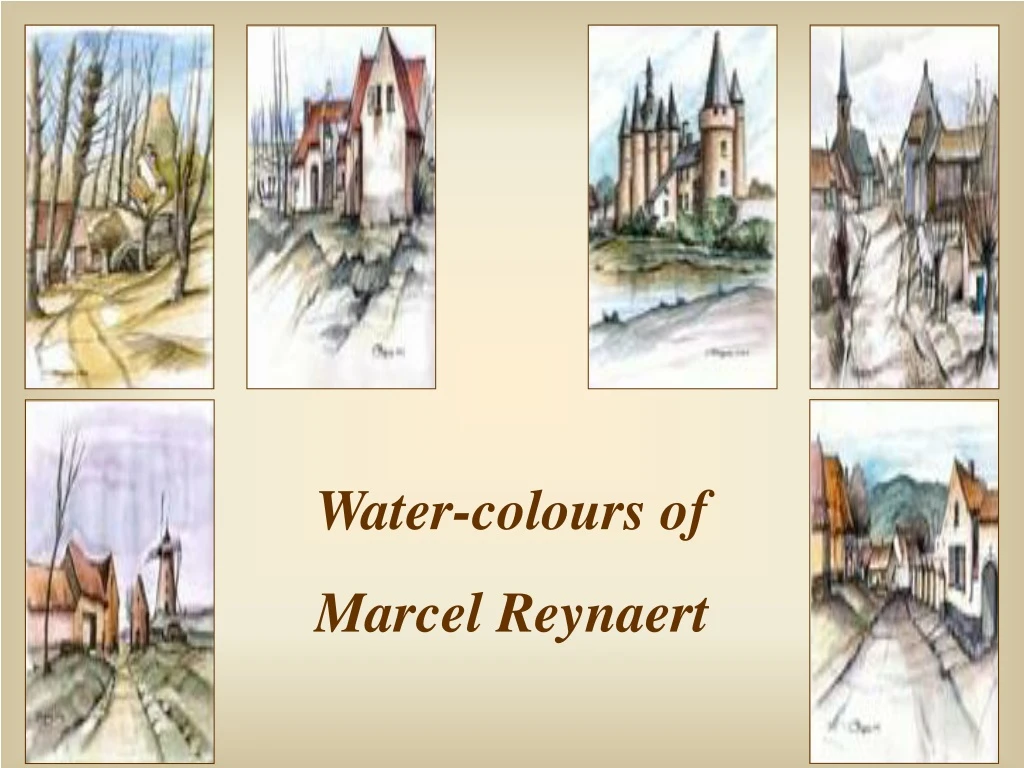 water colours of marcel reynaert