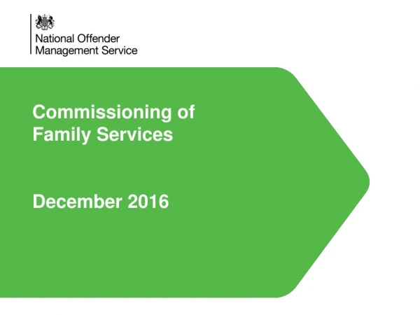 Commissioning of Family Services December 2016