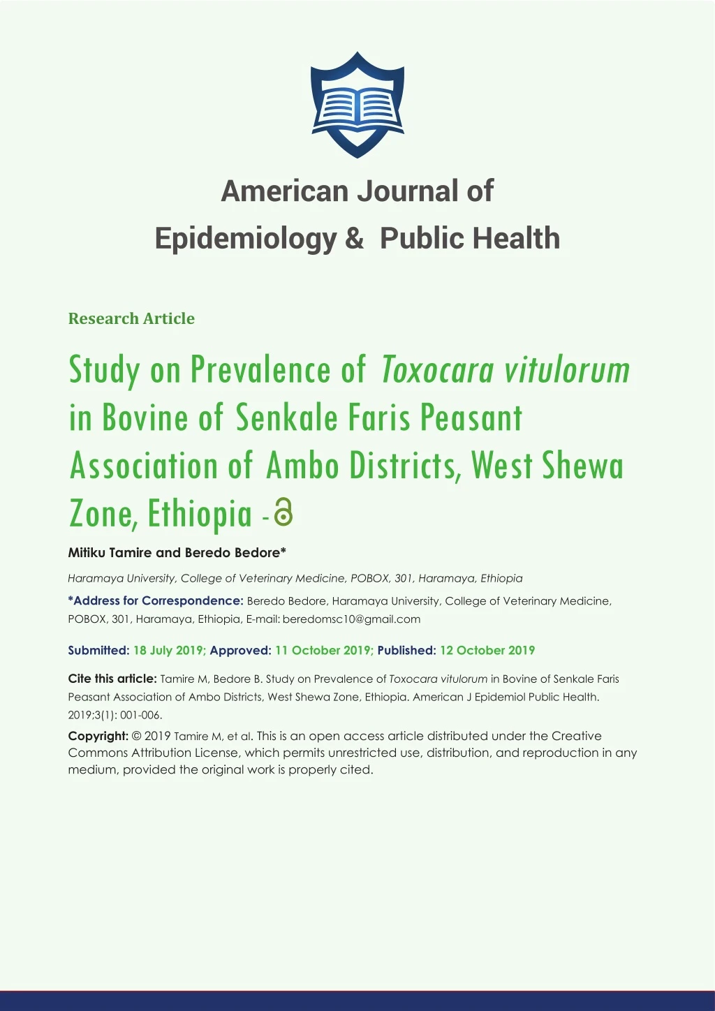 american journal of epidemiology public health