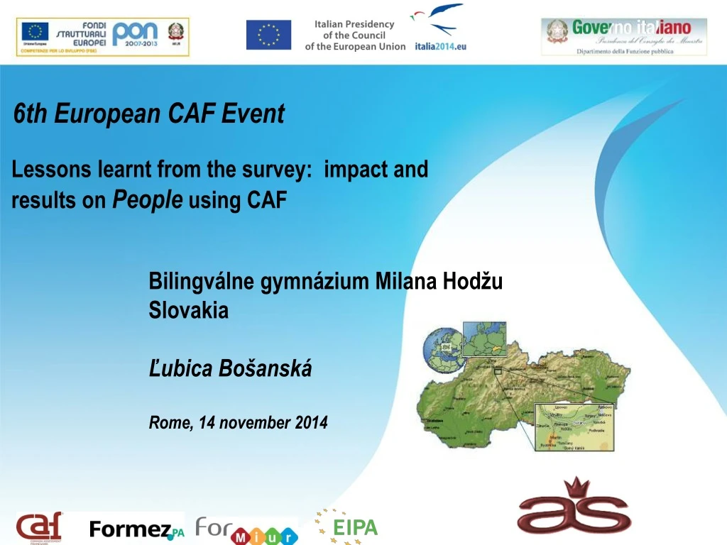 6th european caf event