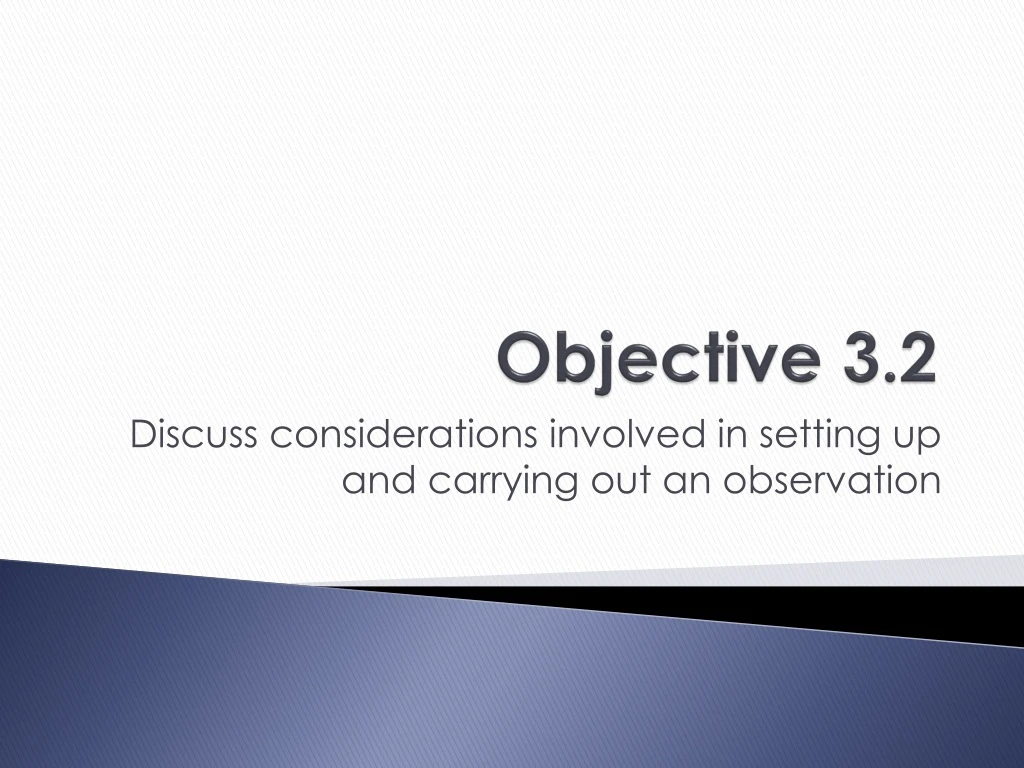 objective 3 2