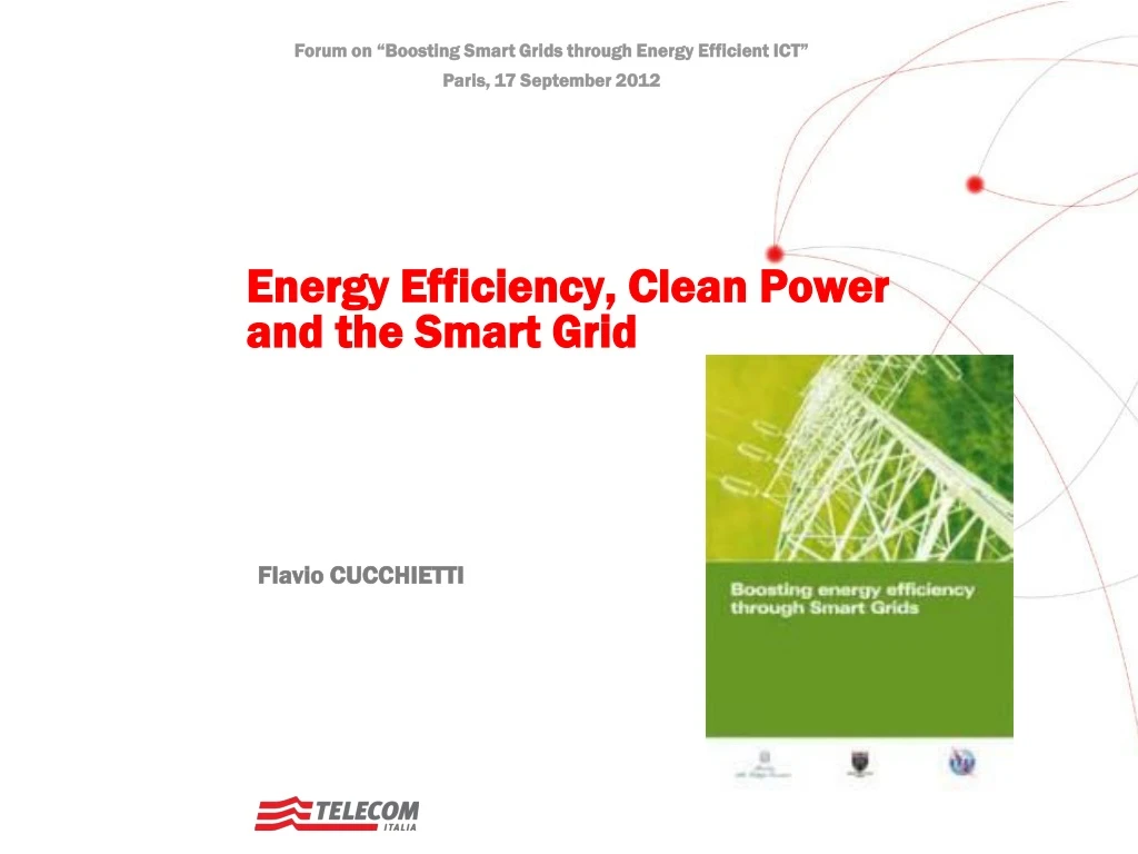 energy efficiency clean power and the smart grid