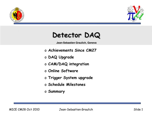 Detector DAQ