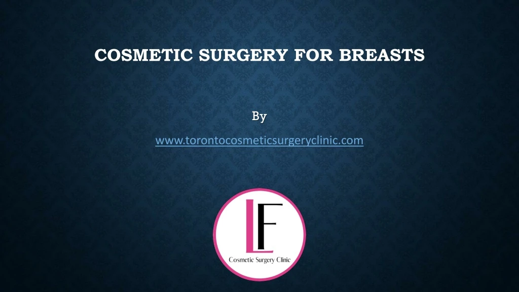 cosmetic surgery for breasts