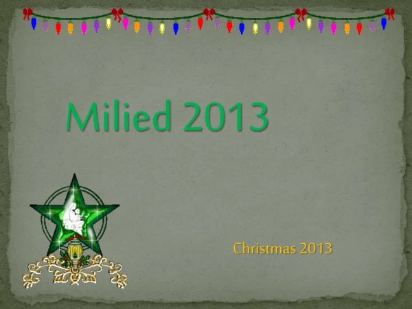 Milied 2013