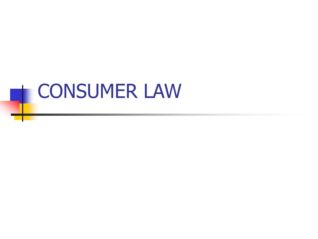 consumer law