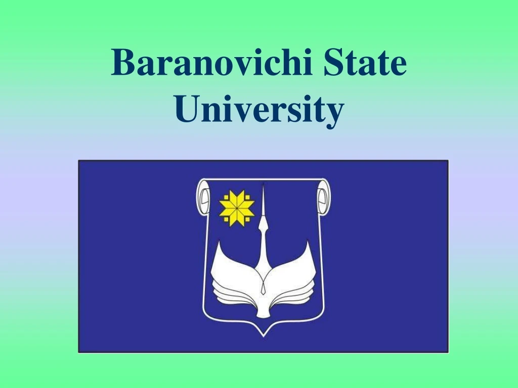 baranovichi state university