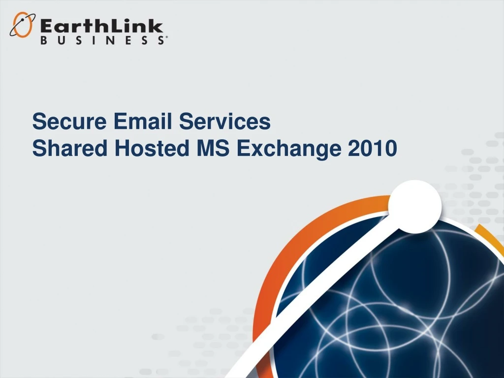 secure email services shared hosted ms exchange
