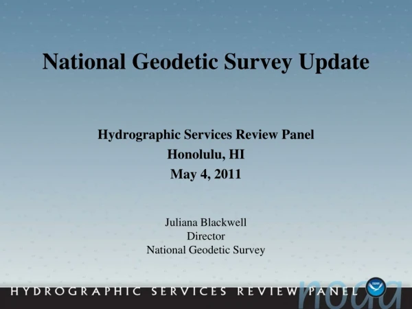 National Geodetic Survey Update