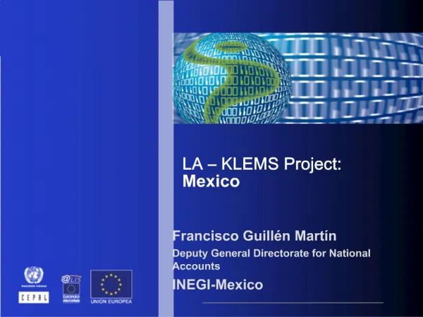 LA KLEMS Project: Mexico