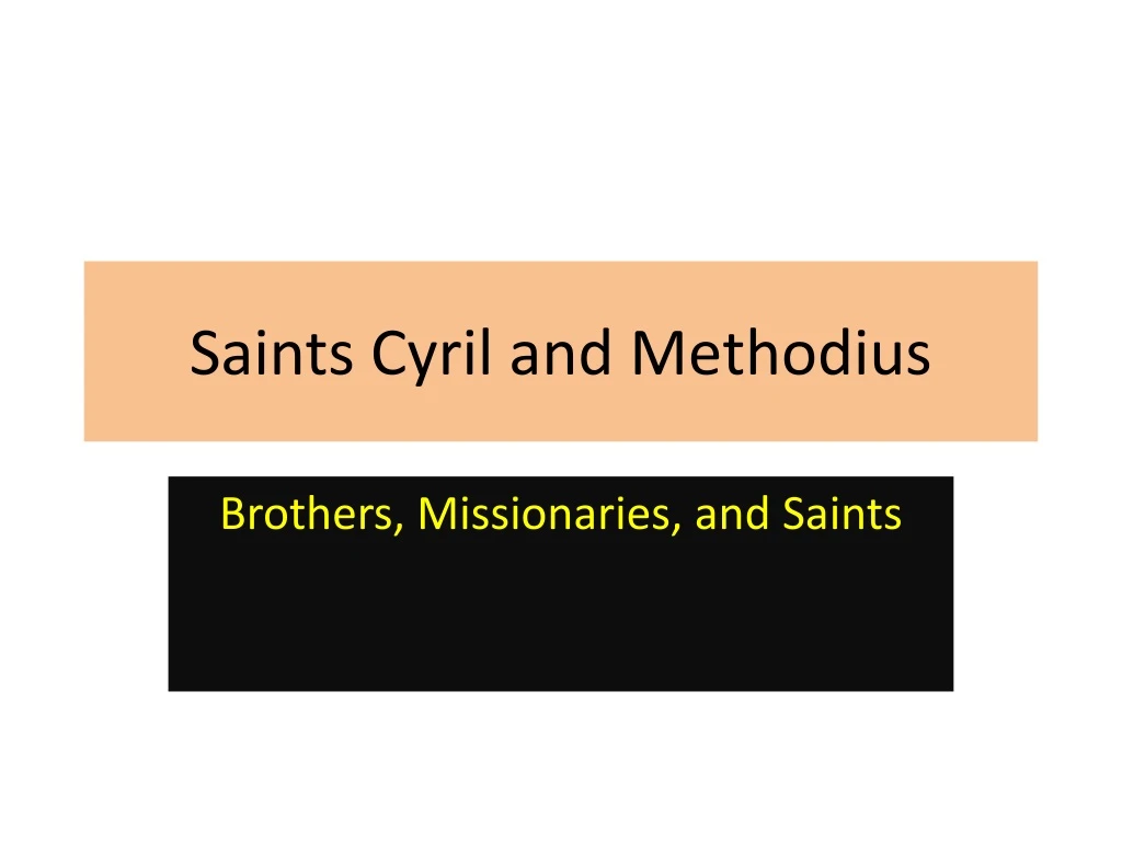 saints cyril and methodius