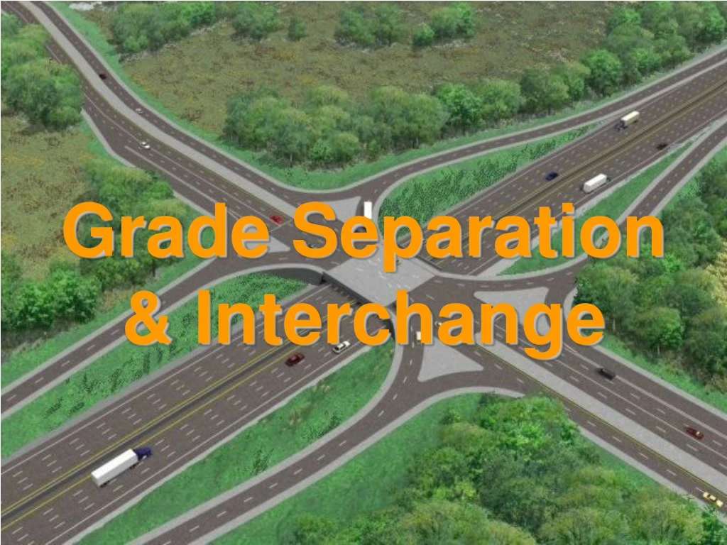 grade separation interchange