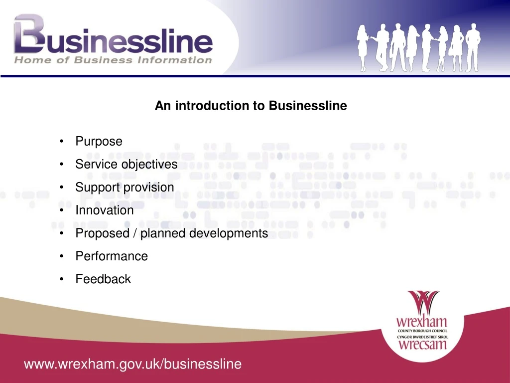 an introduction to businessline purpose service