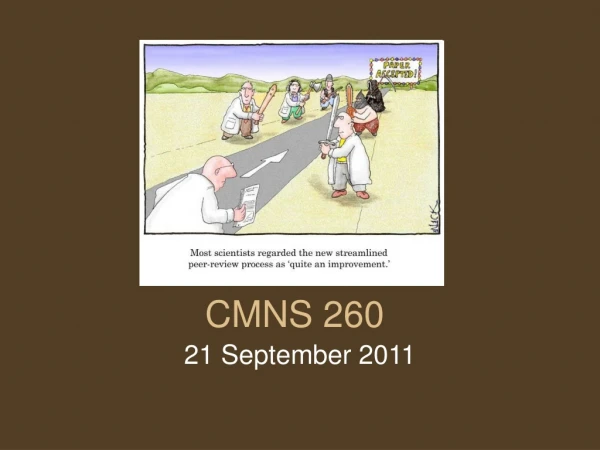 CMNS 260