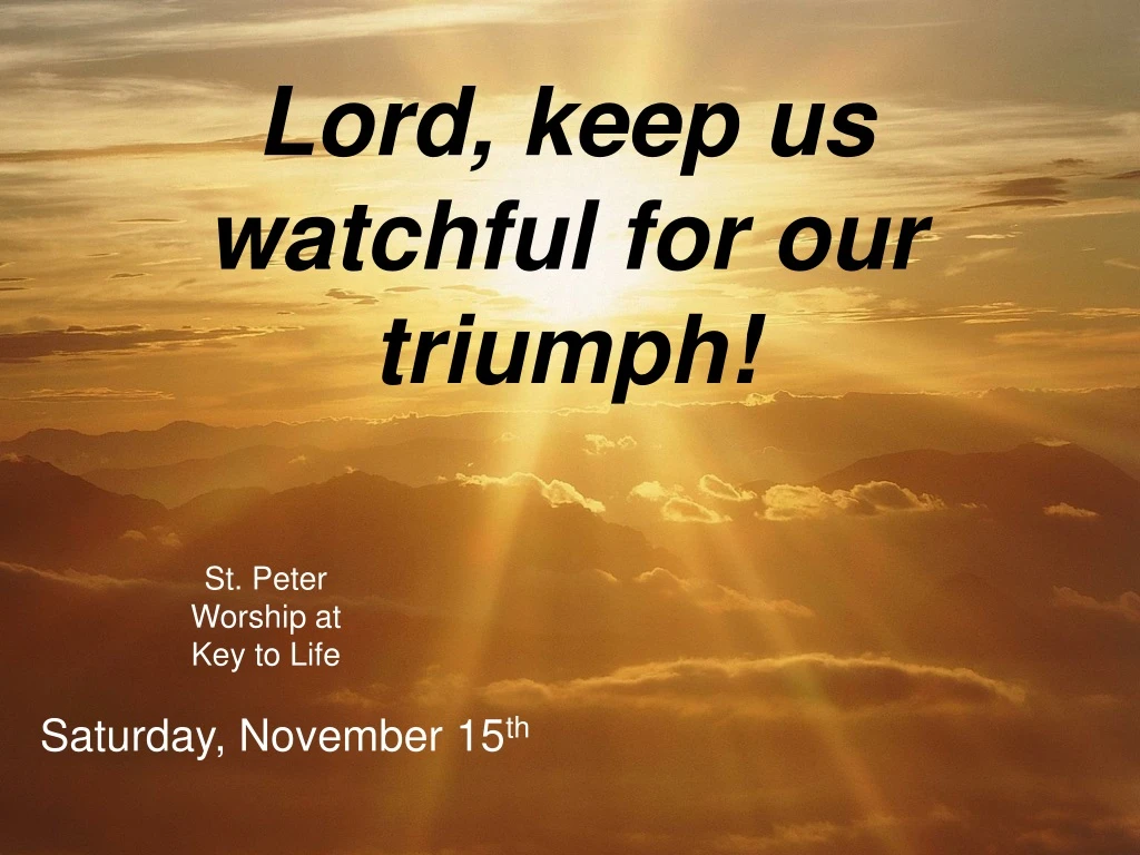 st peter worship at key to life