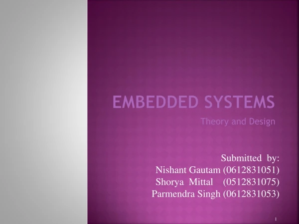 Embedded Systems