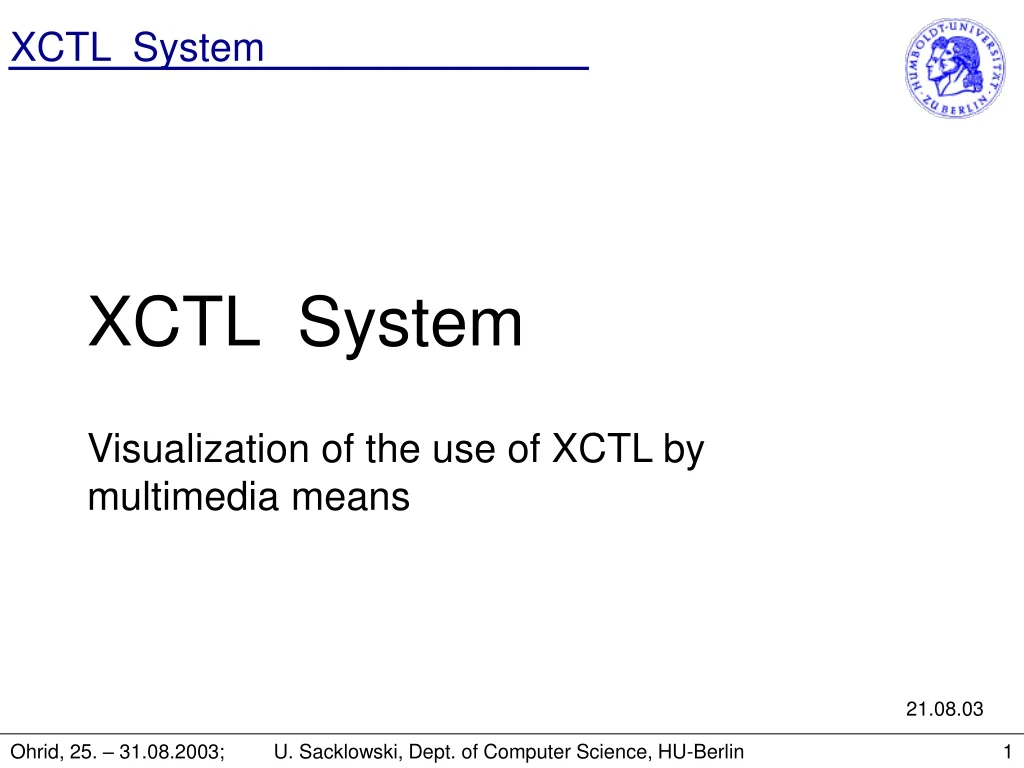 xctl system