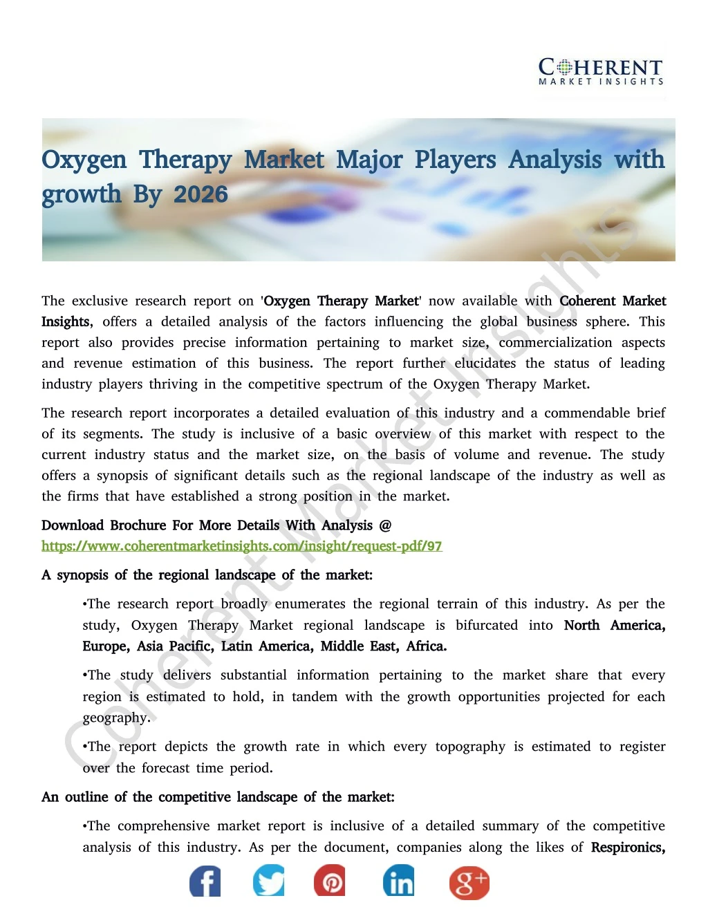 oxygen therapy market major players analysis with