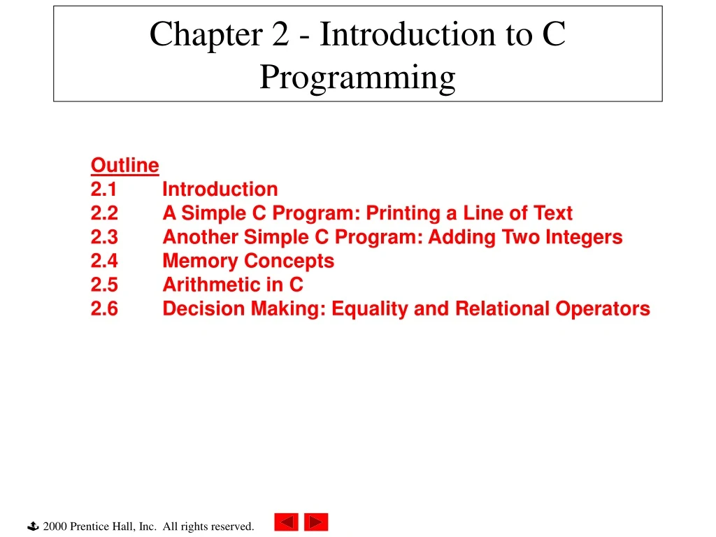 chapter 2 introduction to c programming