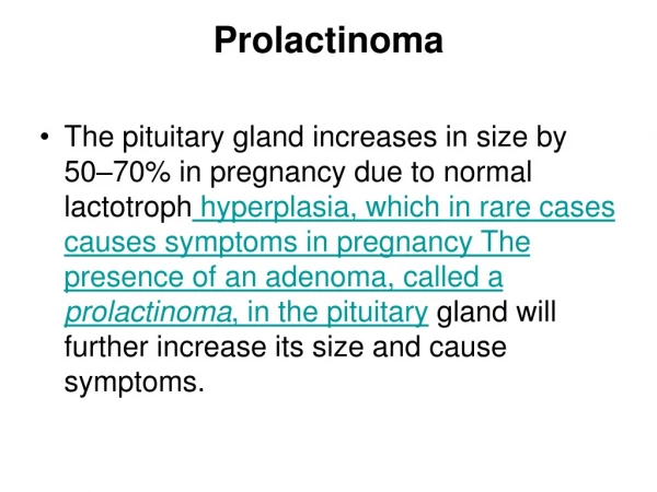 Prolactinoma