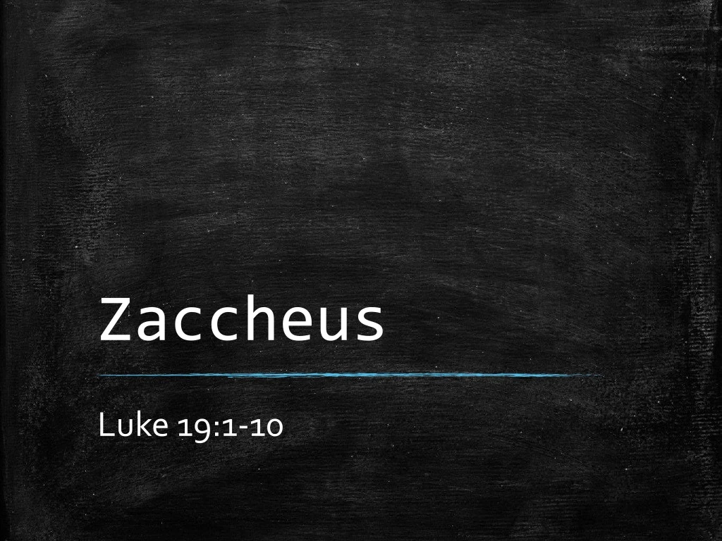 zaccheus