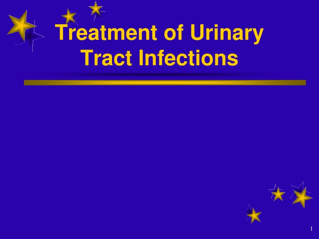 treatment of urinary tract infections