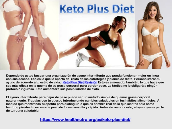 Keto Plus Diet - Pérdida de peso para quemar grasas rápidamente!