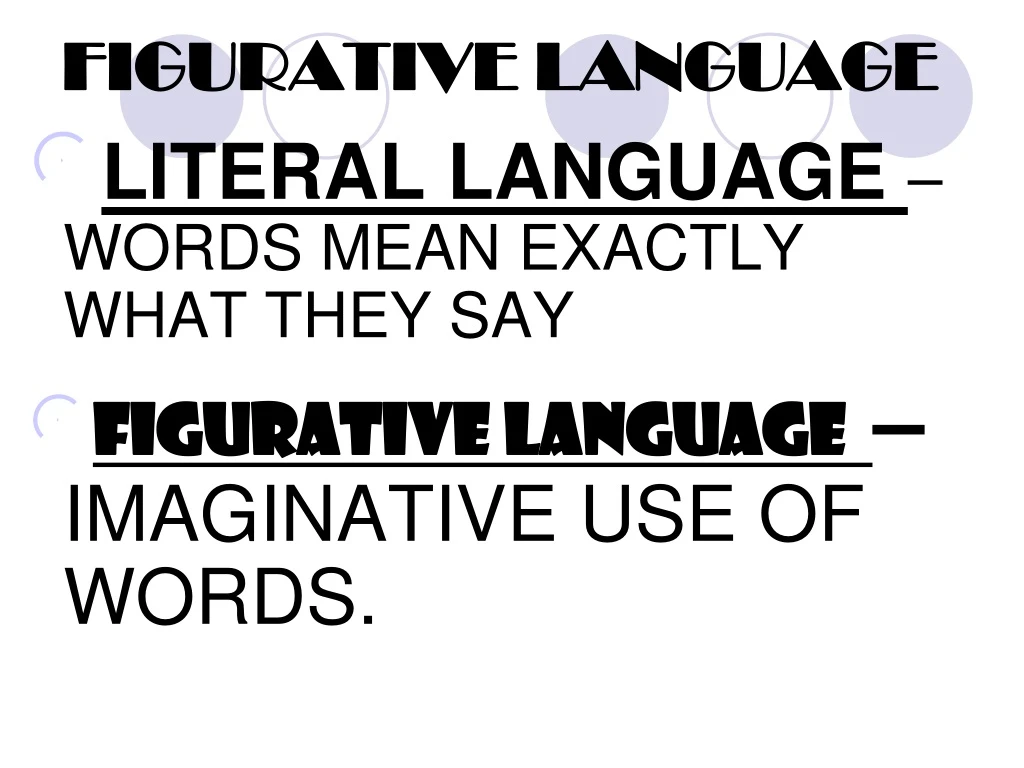 figurative language