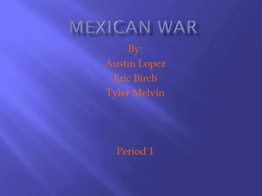 mexican war