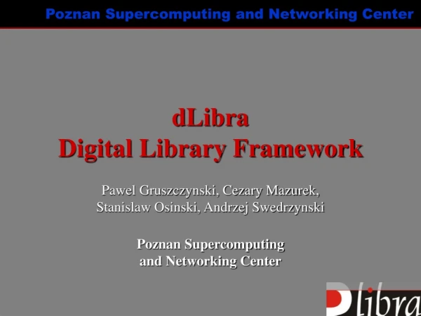 dLibra Digital Library Framework