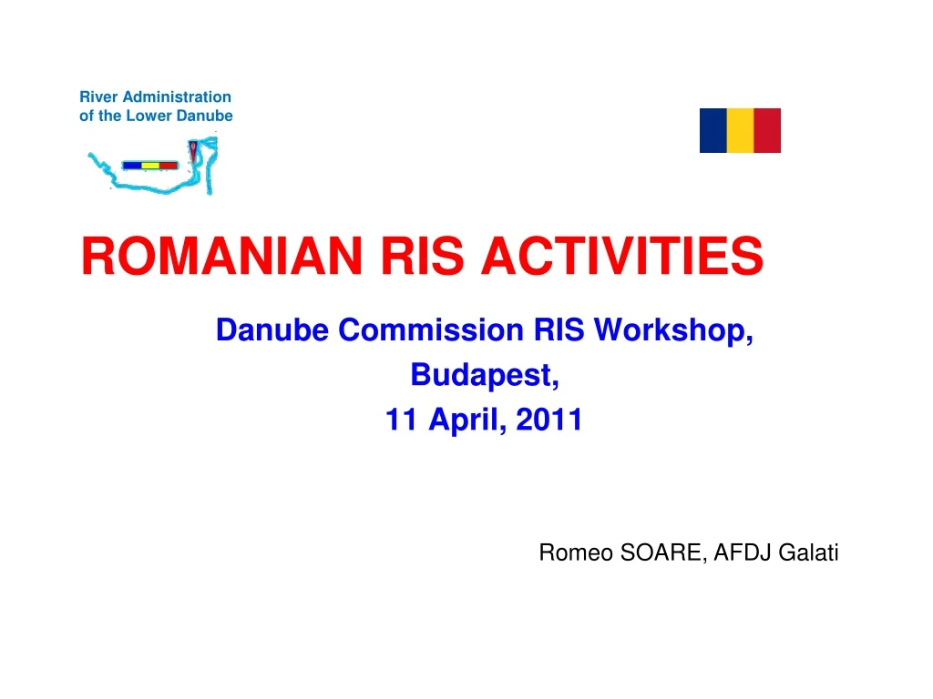 river administration of the lower danube romanian ris activities