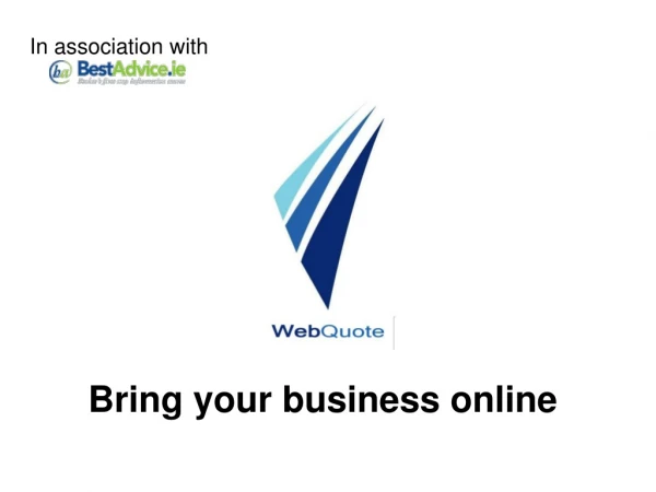 Bring your business online