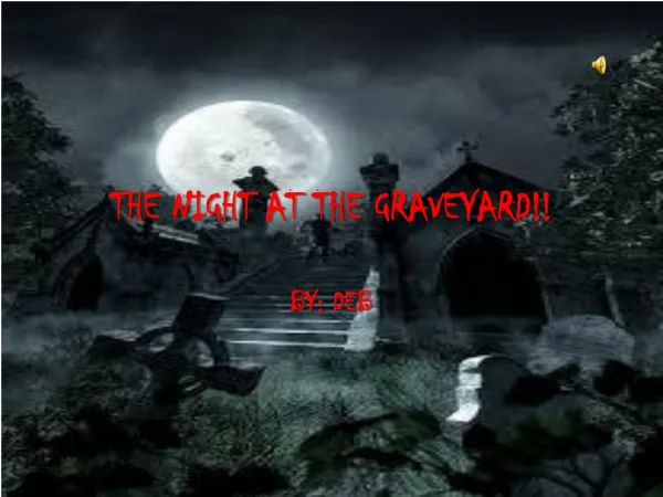 THE NIGHT AT THE GRAVEYARD!