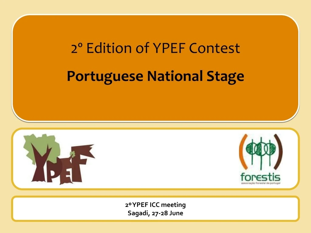 2 edition of ypef contest portuguese national stage