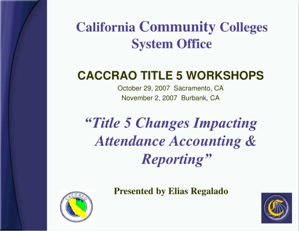 California Community Colleges System Office