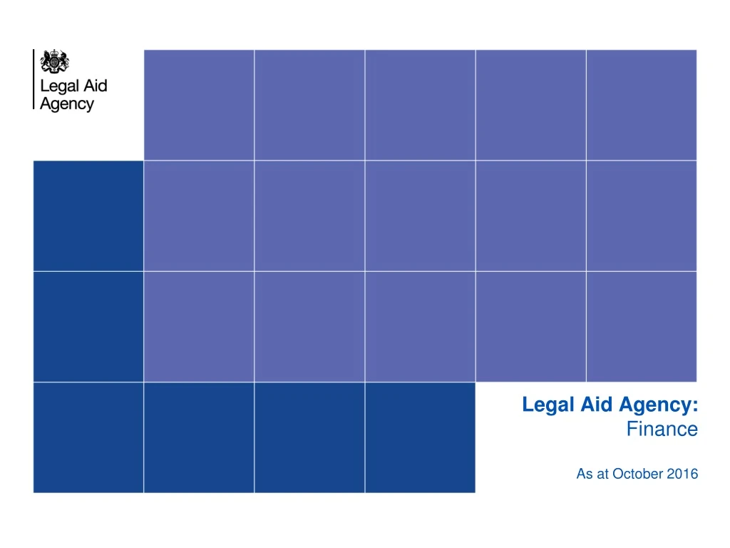 legal aid agency finance as at october 2016