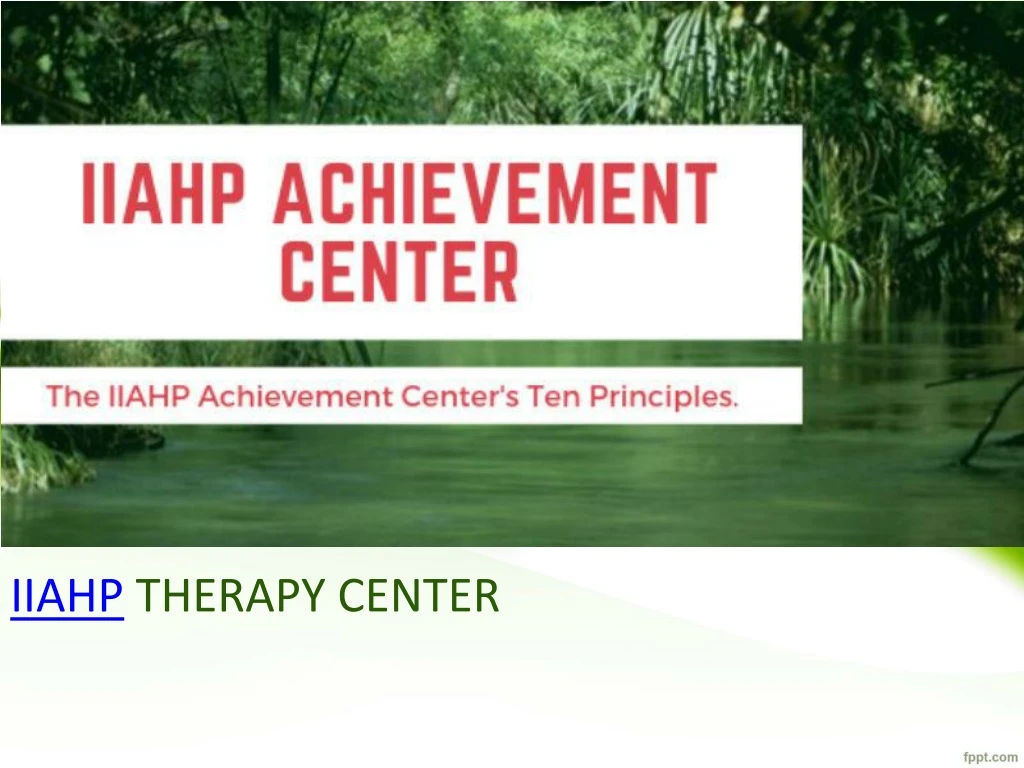 iiahp therapy center