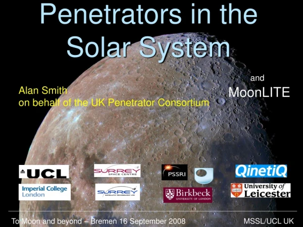 Penetrators in the Solar System